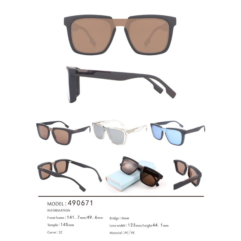 Vintage Newly Designer Retro Wayfarer One piece Sunglasses 490671 11 Vintage Newly Designer Retro Wayfarer One piece Sunglasses 490671 11