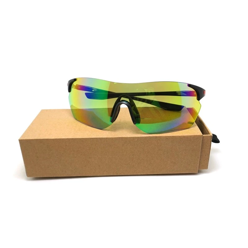 Wind Proof Uni lens One Piece Sports Women Men Sunglasses 59501 2